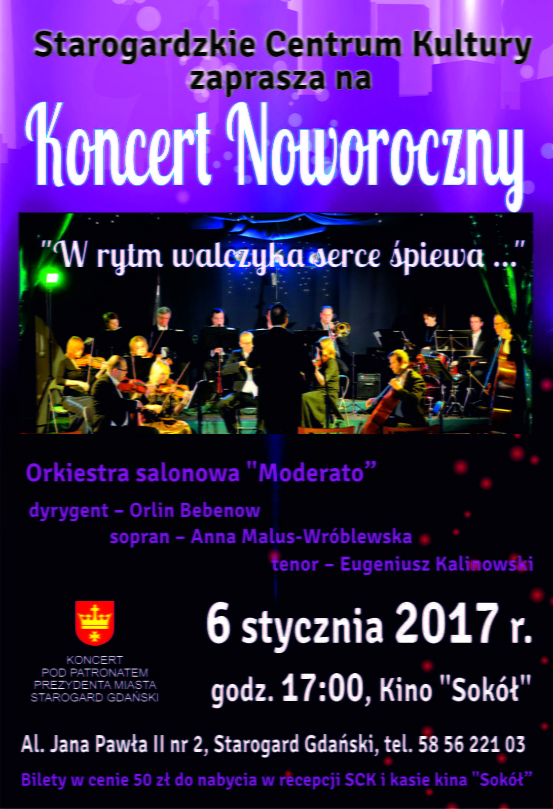 Koncert Noworoczny Orkiestry Salonowej "Moderato" z Bydgoszczy