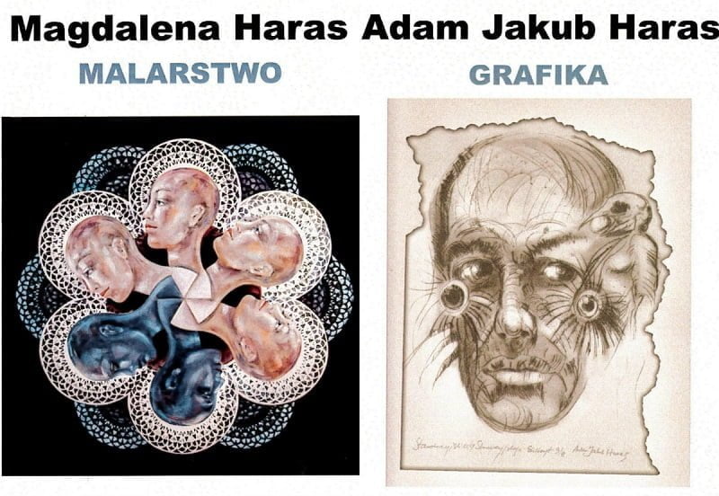 Wystawa malarstwa Magdaleny Haras i grafiki Adama Jakuba Harasa