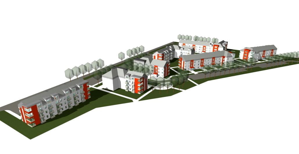 Tak może wyglądać nowe osiedle mieszkaniowe w Starogardzie. Trwają przygotowania do realizacji rządowego programu „Mieszkanie Plus”