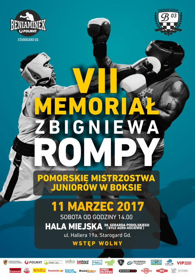 Turniej bokserski VII Memoriał Zbigniewa Rompy