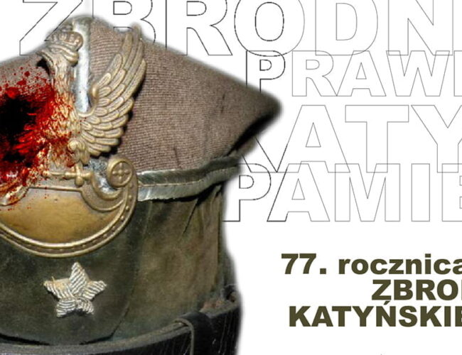77. rocznica Zbrodni Katyńskiej – zapraszamy na uroczystości