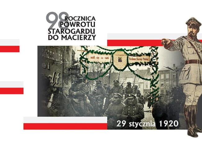 Uczcijmy wspólnie 98. rocznicę powrotu Starogardu do Macierzy