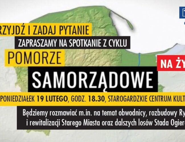Będziemy rozmawiać o Starogardzie na antenie TVP Gdańsk