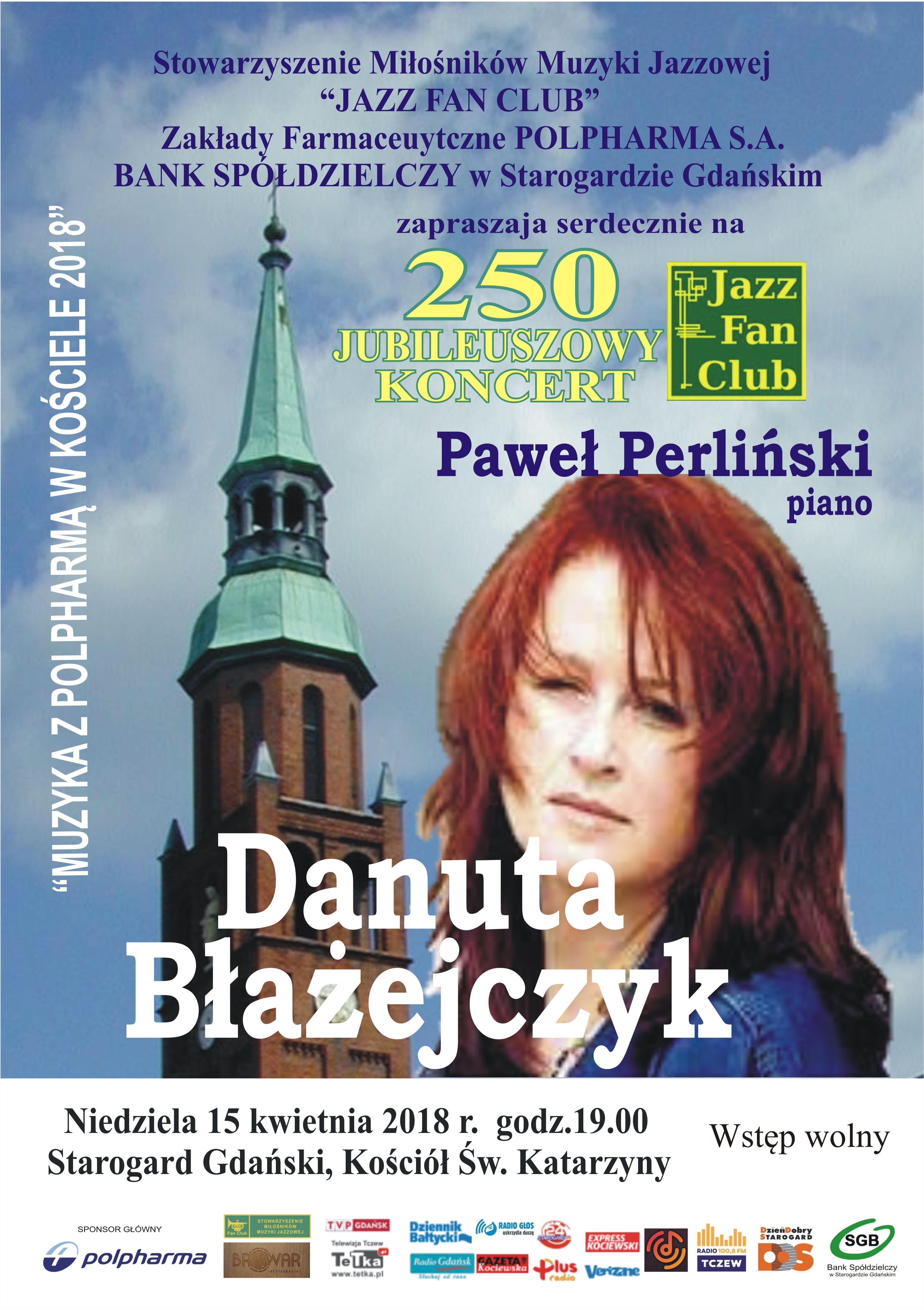 "Muzyka z Polpharmą w Kościele 2018"-koncert Danuty Błażejczyk