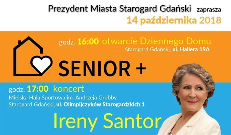 Irena Santor zaśpiewa na otwarciu Dziennego Domu „Senior +”