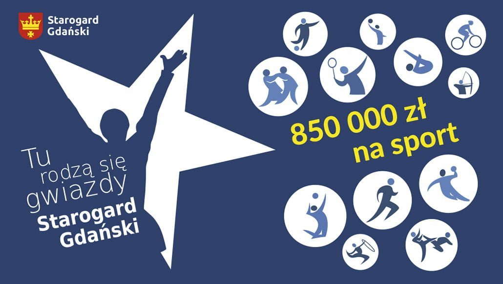 850 tysięcy złotych na rozwój sportu w Starogardzie