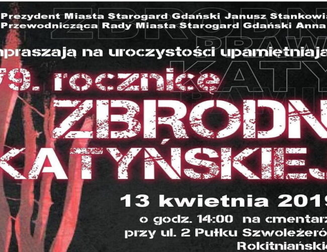 79. rocznica Zbrodni Katyńskiej