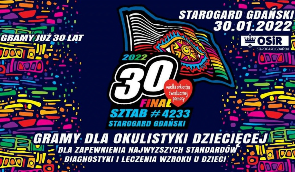 Wielka Orkiestra Świątecznej Pomocy 30. raz zagra w stolicy Kociewia!