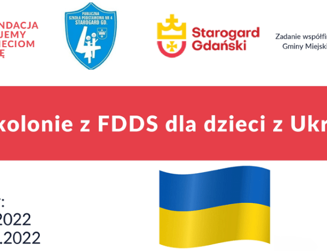 Półkolonie z FDDŚ dla dzieci z Ukrainy