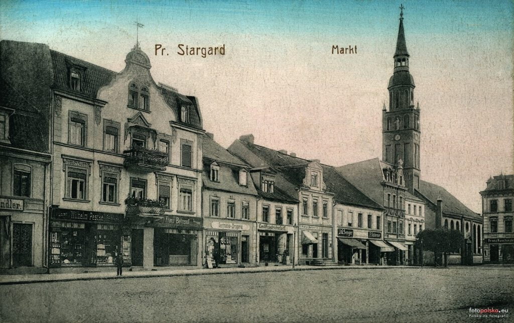 Kamienice Rynek Starogard Gd. 1915r.