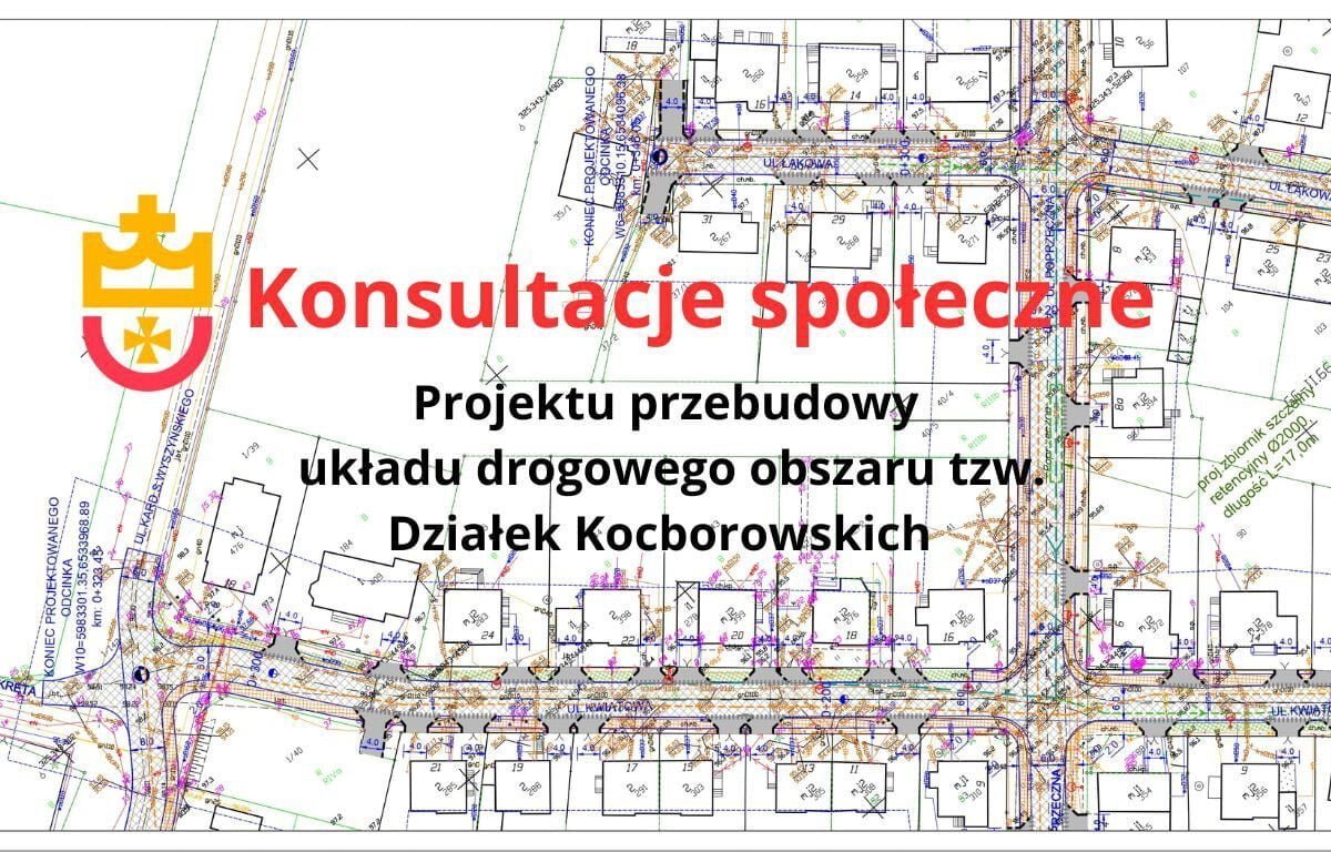 Konsultacje społeczne projektu przebudowy układu drogowego obszaru tzw. działek kocborowskich