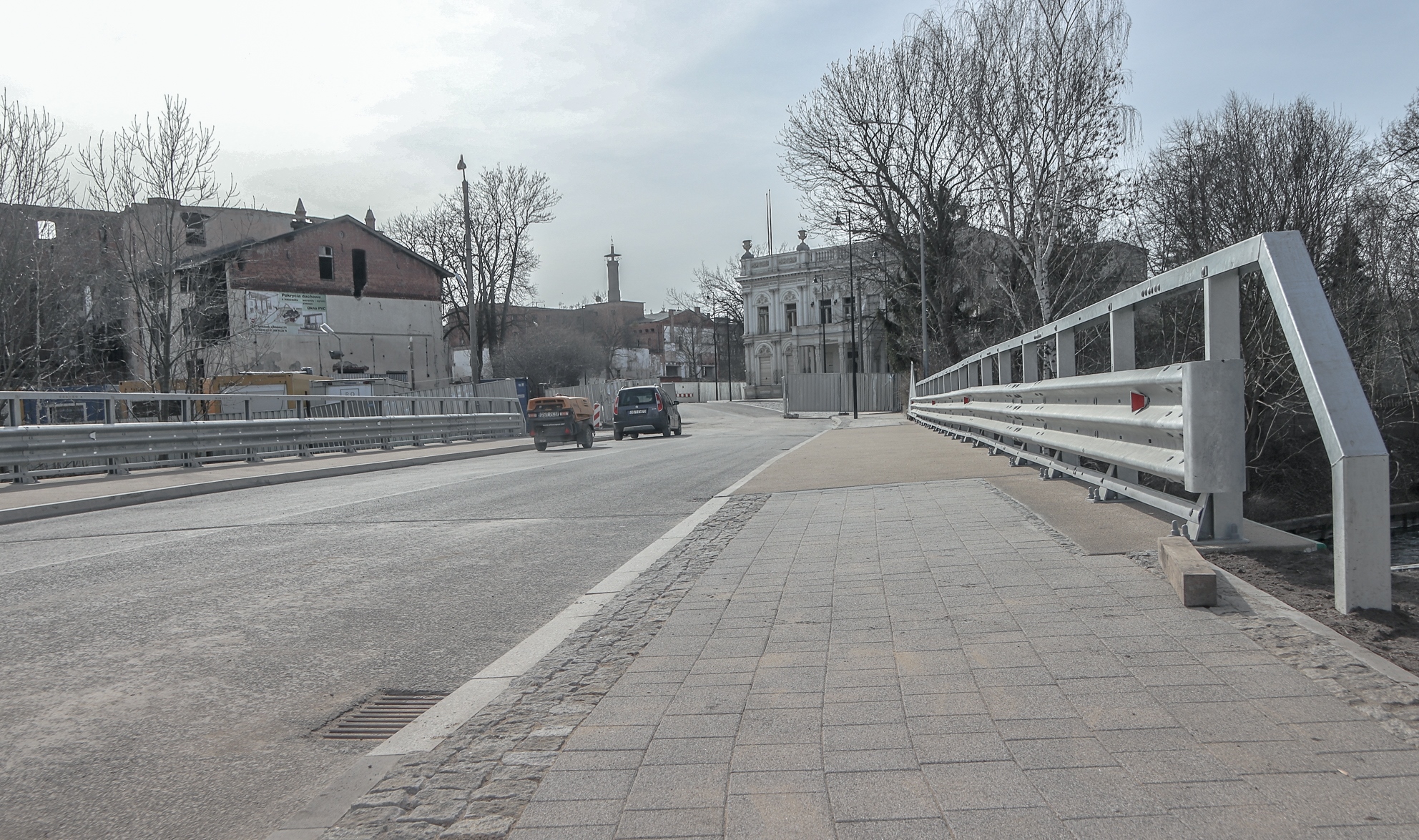 widok na most na ulicy Tczewskiej