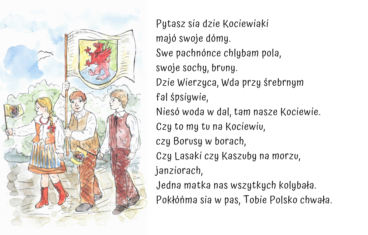 Hymn Kociewski. Elementarz Gwary Kociewskiej. Gadómy po naszamó