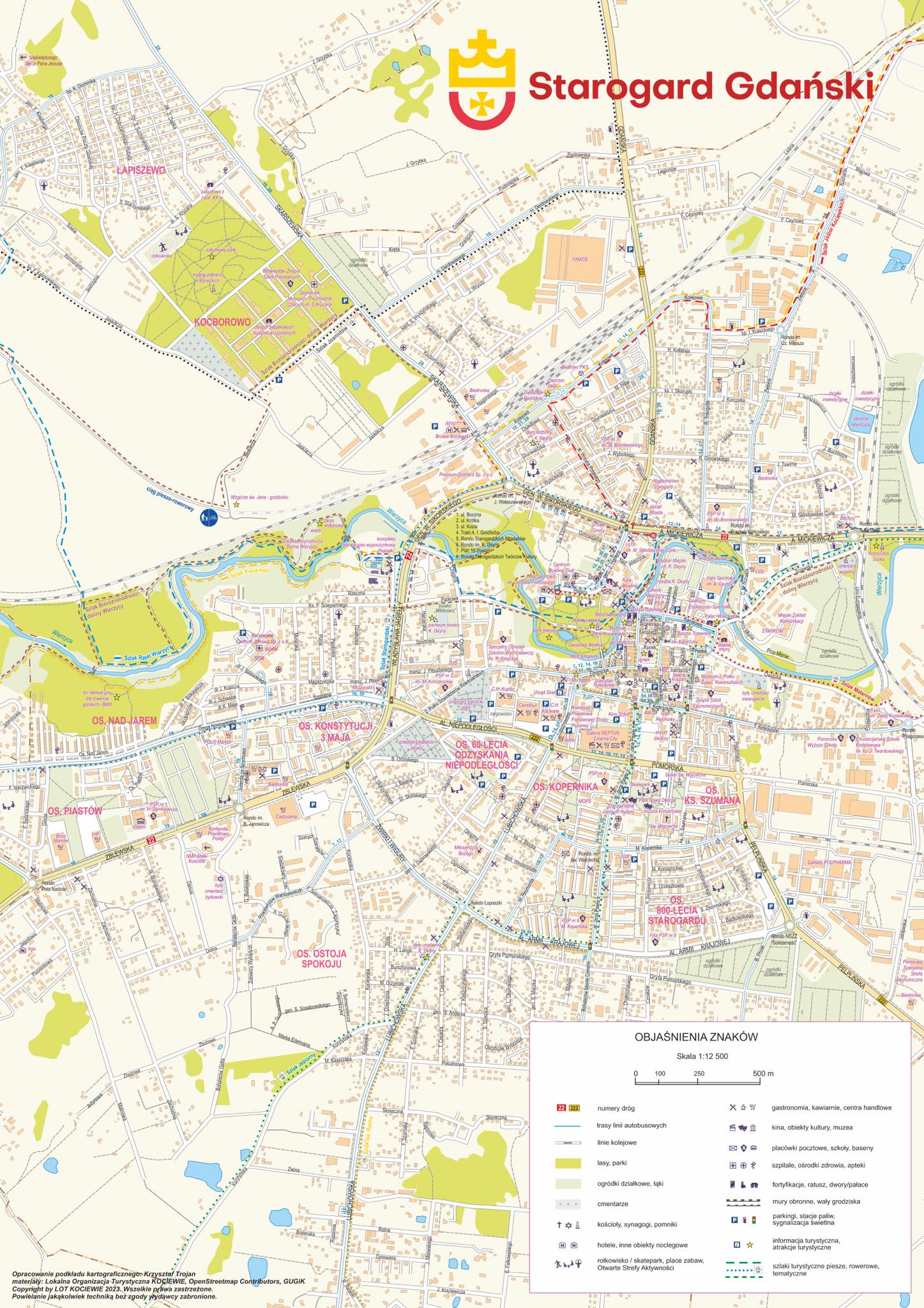 Plan Miasta Starogard Gdański 2023r