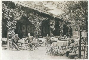 Ogórek piwny na terenie Strzelnicy, ok. 1902r. źródło - Spacer po starym Starogardzie. W.Gogan