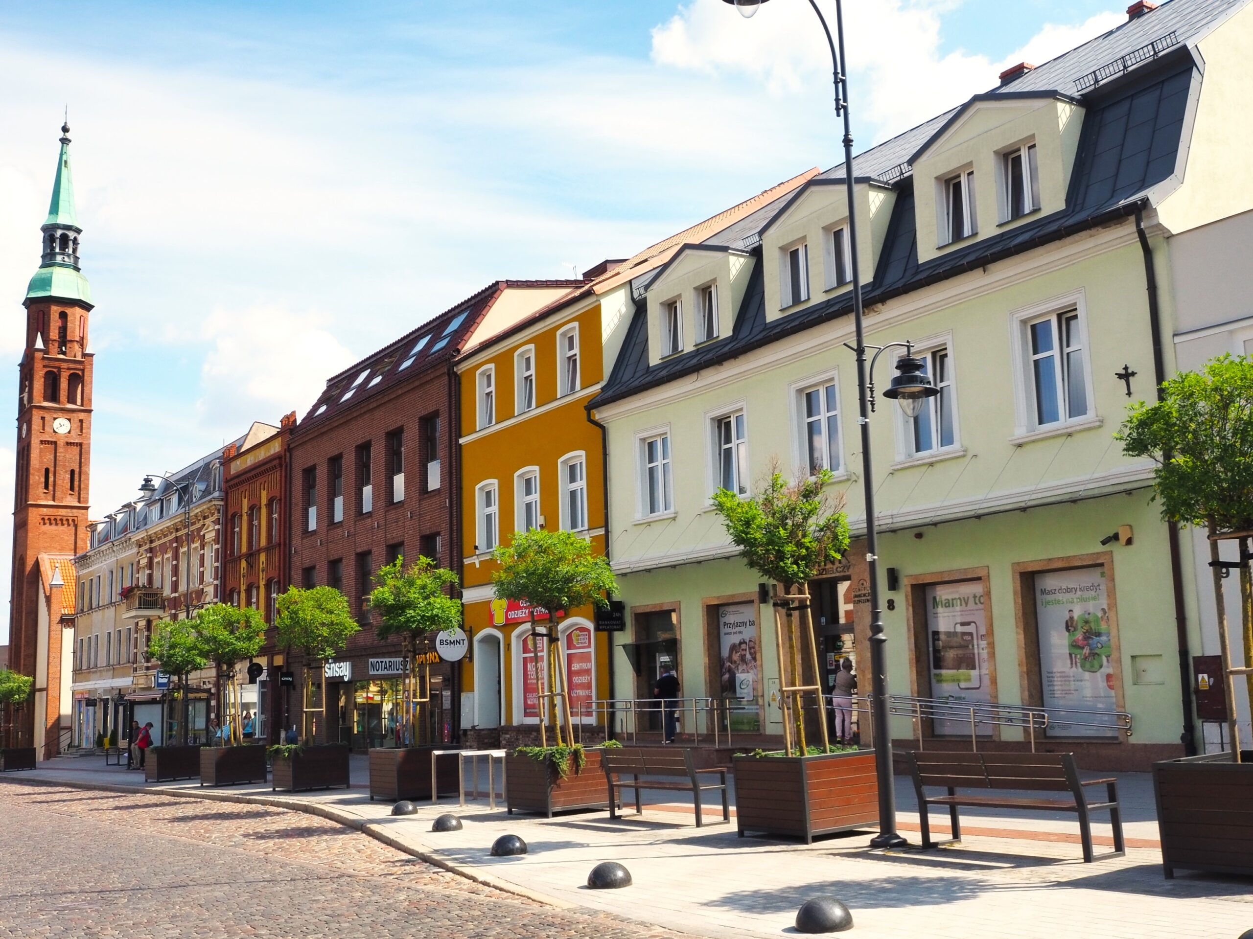 Rynek. Kamienice. Starogard Gd.