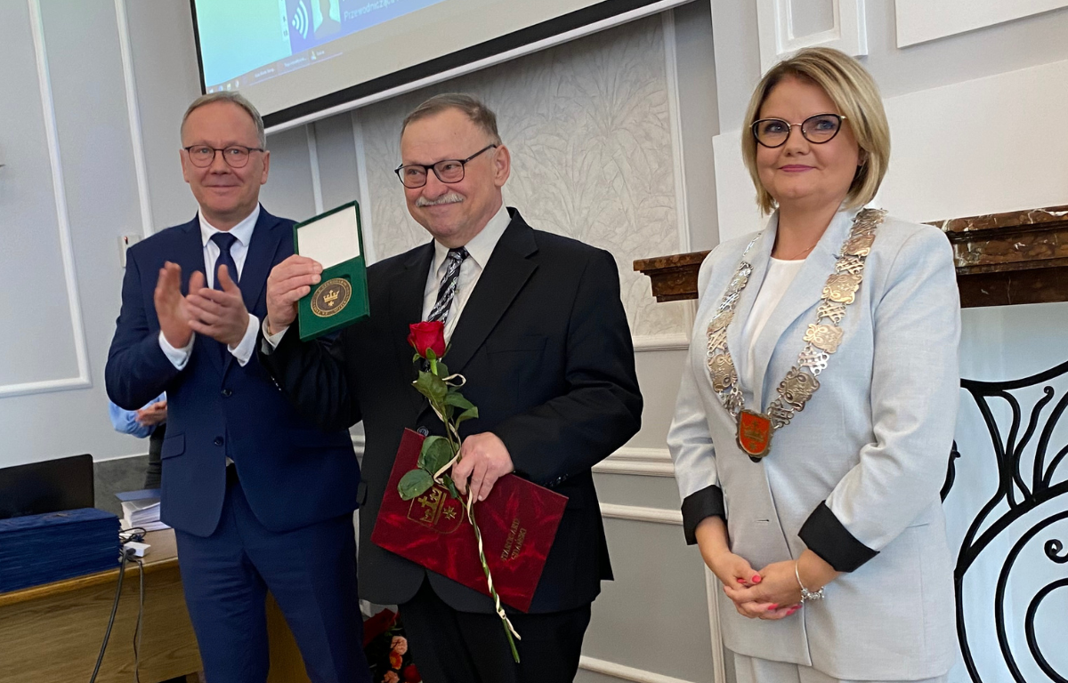 Wojciech Gdaniec nagrodzony medalem „Za zasługi dla Starogardu Gdańskiego”