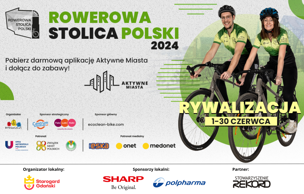Puchar Rowerowej Stolicy Polski. Dołącz do zabawy, kręć kilometry dla miasta i wygrywaj nagrody!