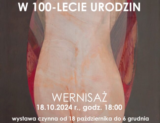 Sztuka Polska Prof. Władysław Jackiewicz. W 100-lecie urodzin.