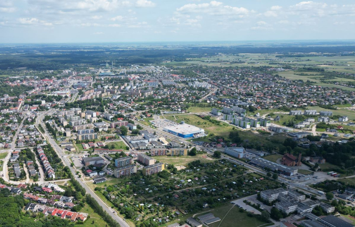 Ulice Chabrowa i Makowa na mapie Starogardu