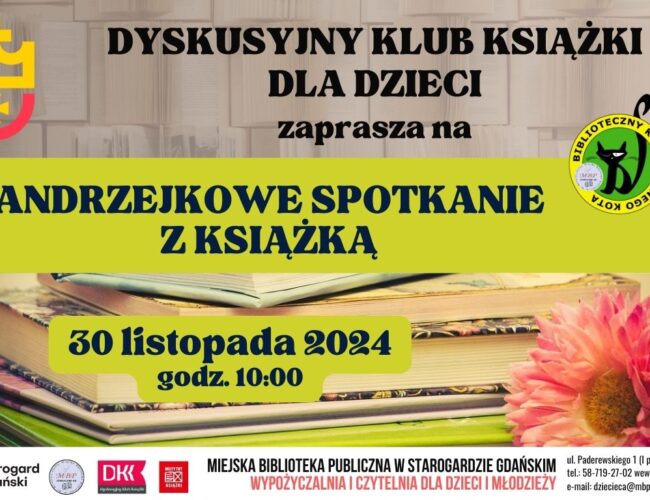 Dyskusyjny Klub Książki dla Dzieci Andrzejkowe spotkanie z książką