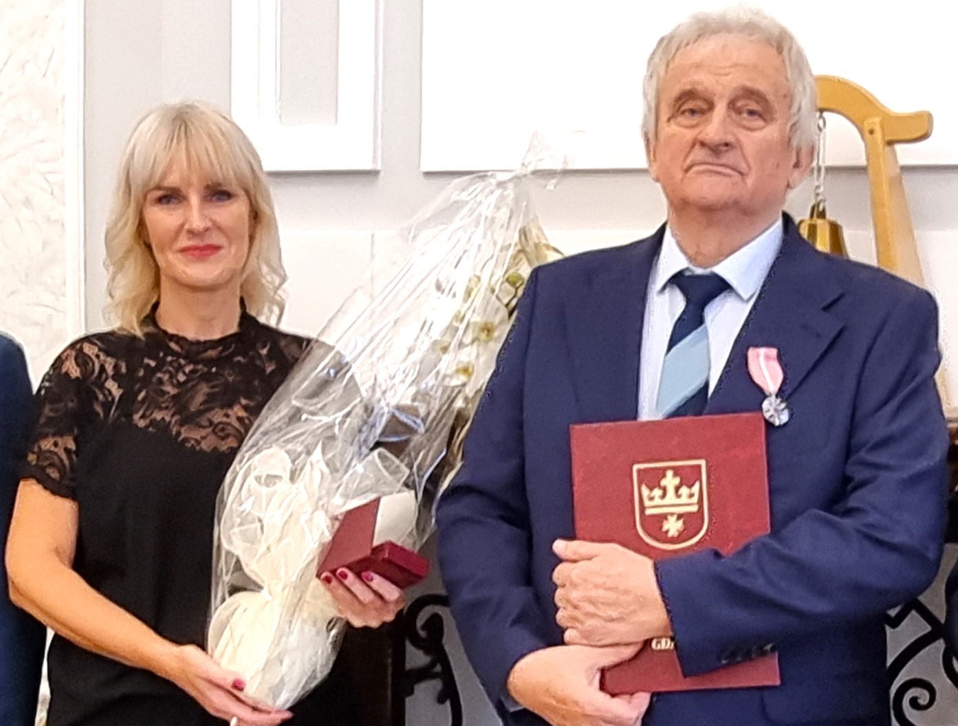 Danuta i Kazimierz Dunst (na zdjęciu Pan Kazimierz z córką)