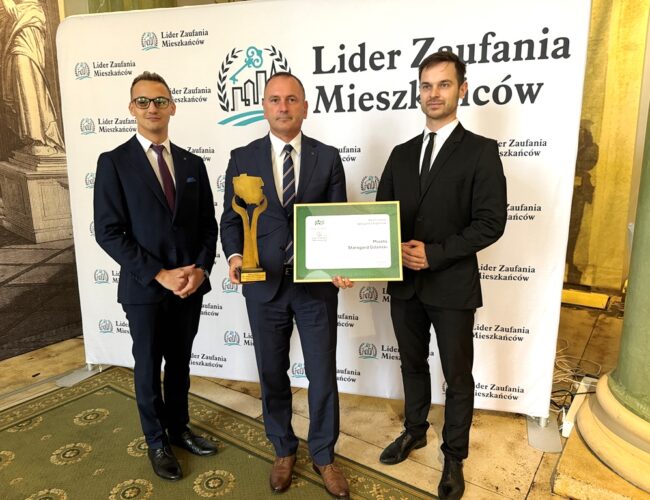 Starogard potrójnym laureatem konkursu „Lider Zaufania Mieszkańców”