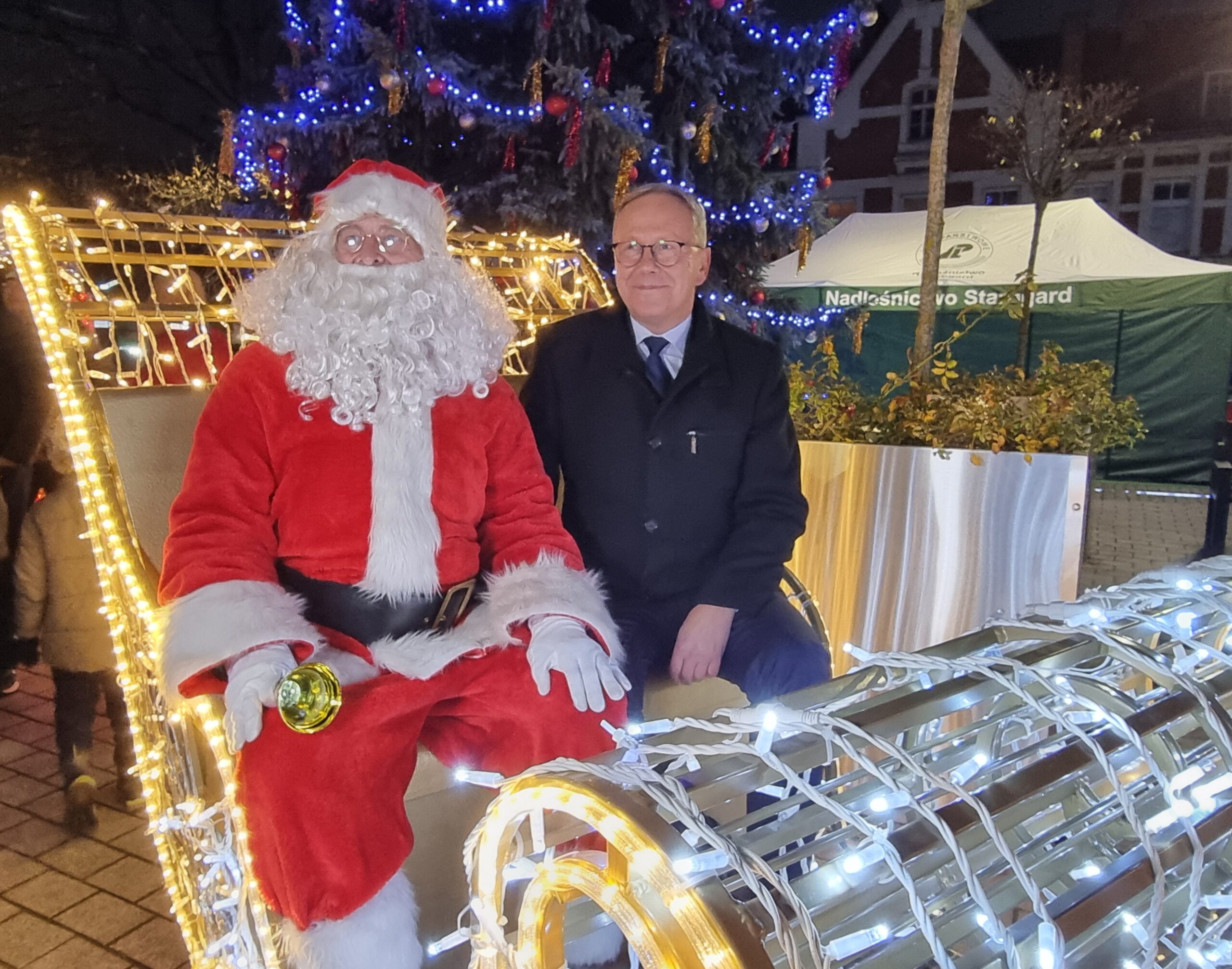 Z Mikołajem spotkał się także Prezydent Miasta Starogard Gdański Janusz Stankowiak.