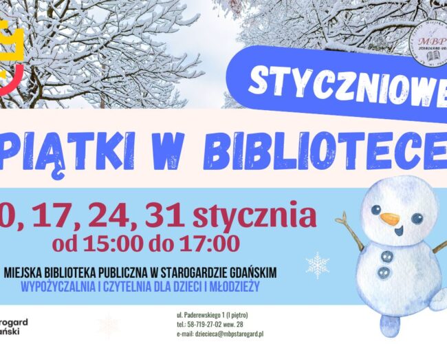 Styczniowe piątki w bibliotece