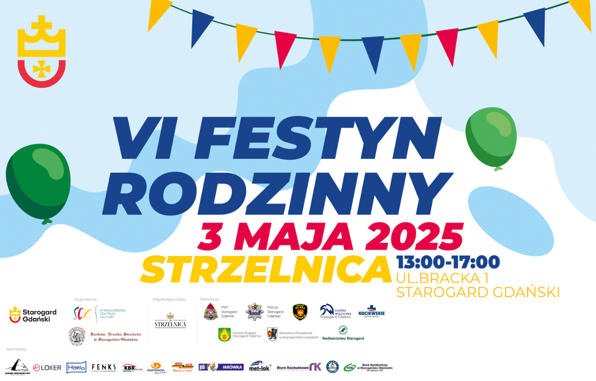 Zapraszamy na VI Festyn Rodzinny w Strzelnicy!