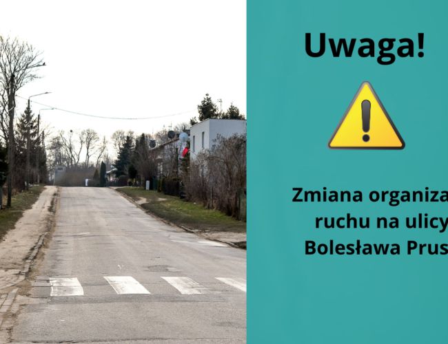 Zmiana organizacji ruchu na ul. Prusa