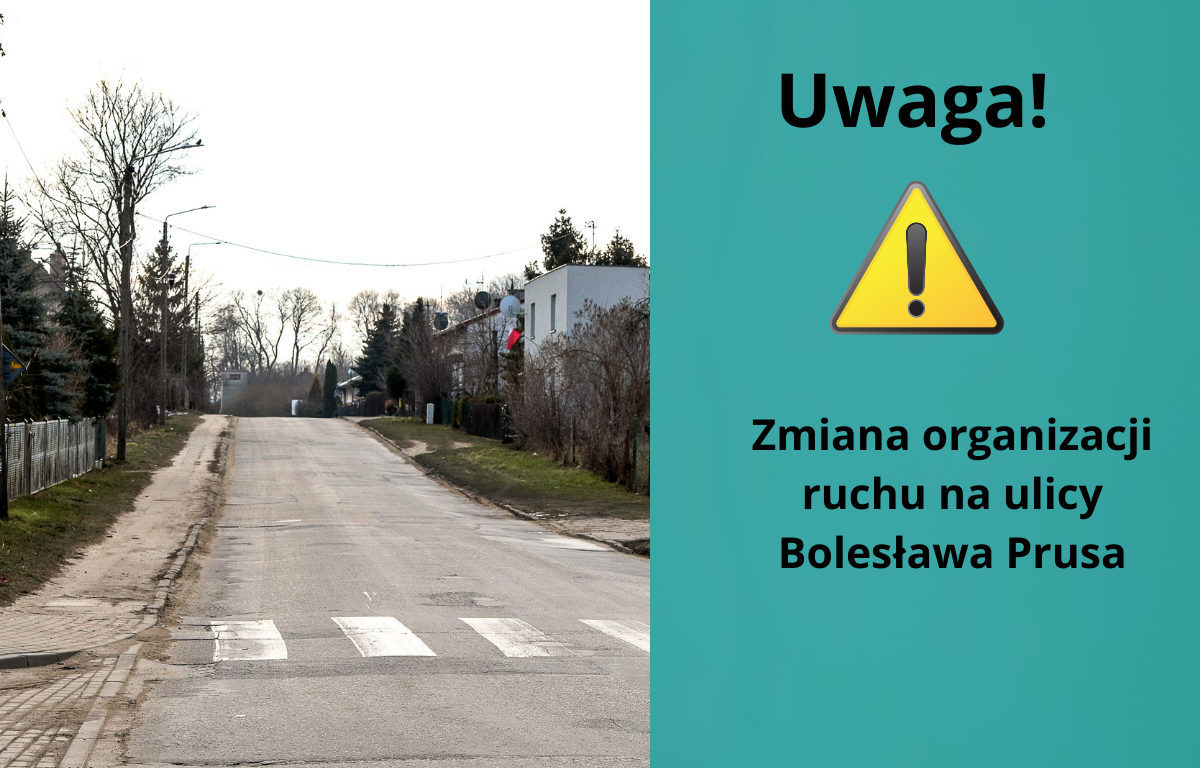 Zmiana organizacji ruchu na ul. Prusa