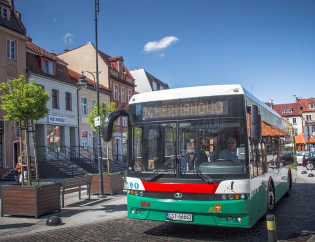 Objazd autobusów linii 14