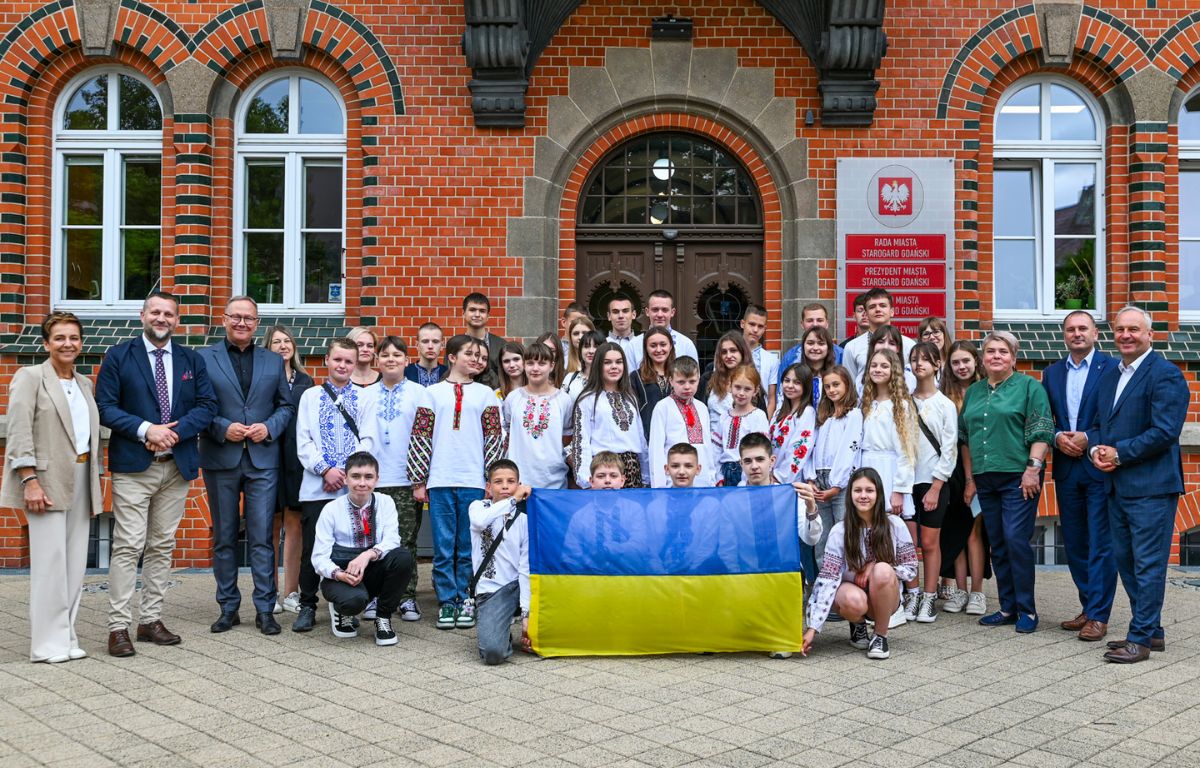 Młodzież z Borysławia na wakacjach w Starogardzie
