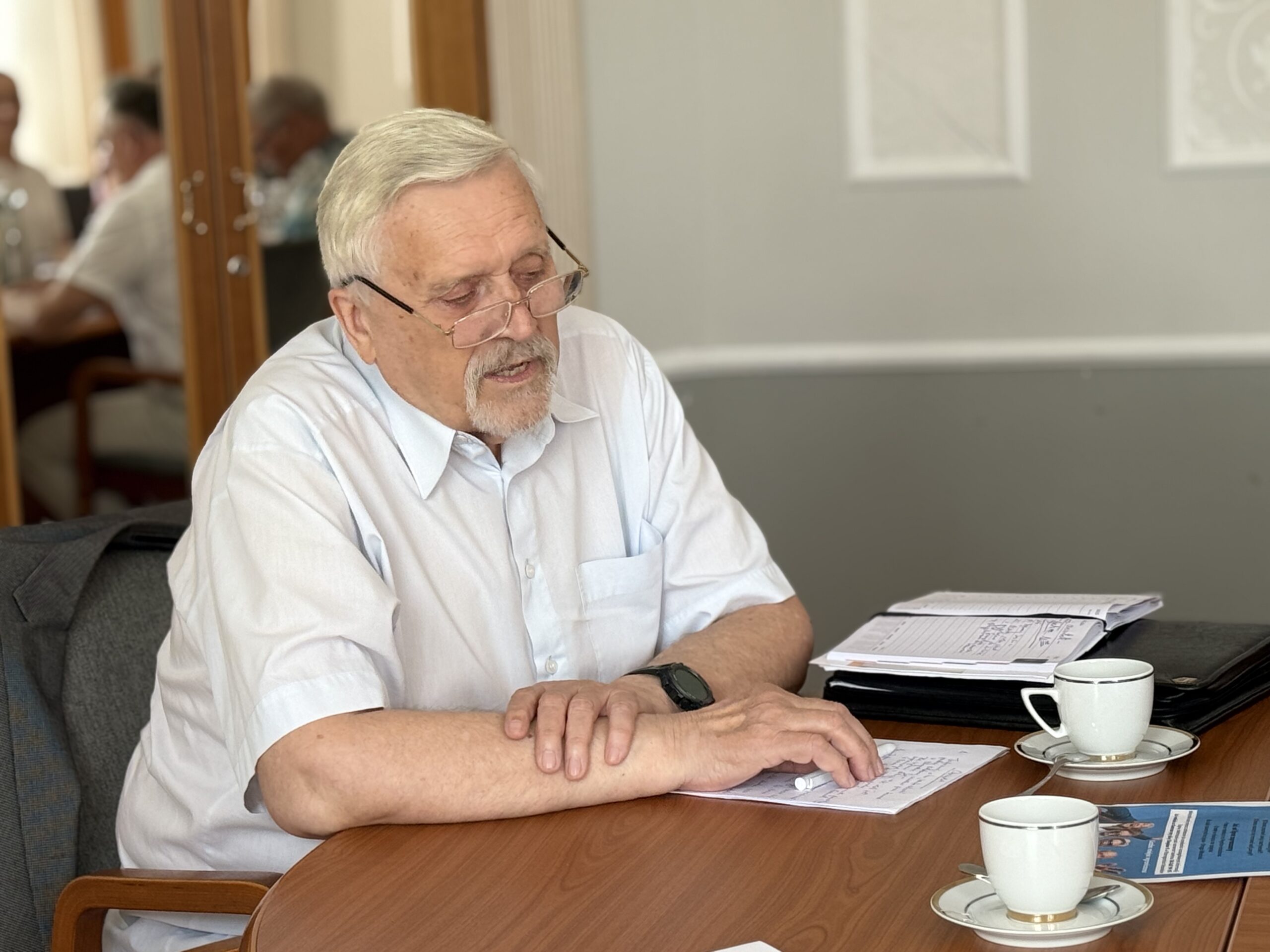Bogdan Adam na zdjęciu.