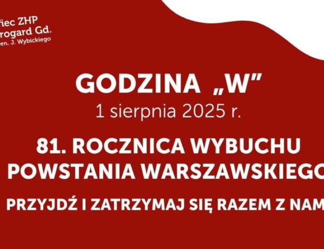 81. rocznica wybuchu Powstania Warszawskiego