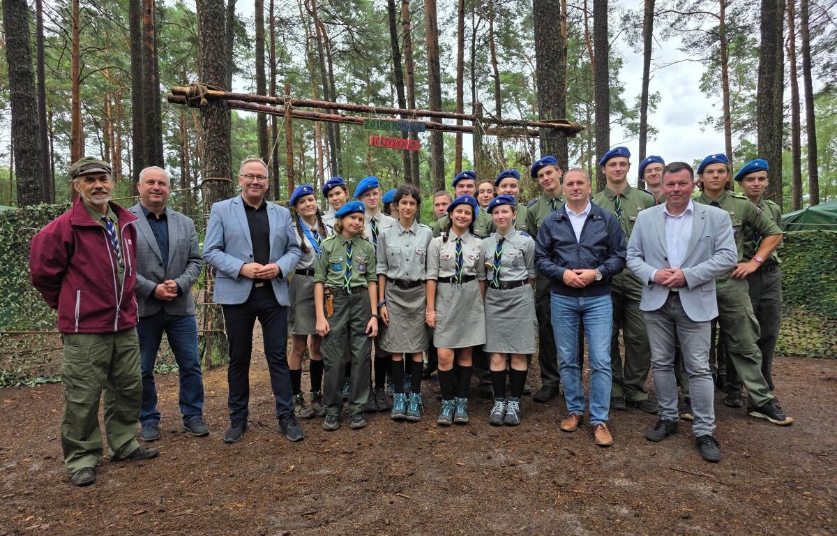 Harcerskie serca w Borach Tucholskich. Obóz w Skrzyni