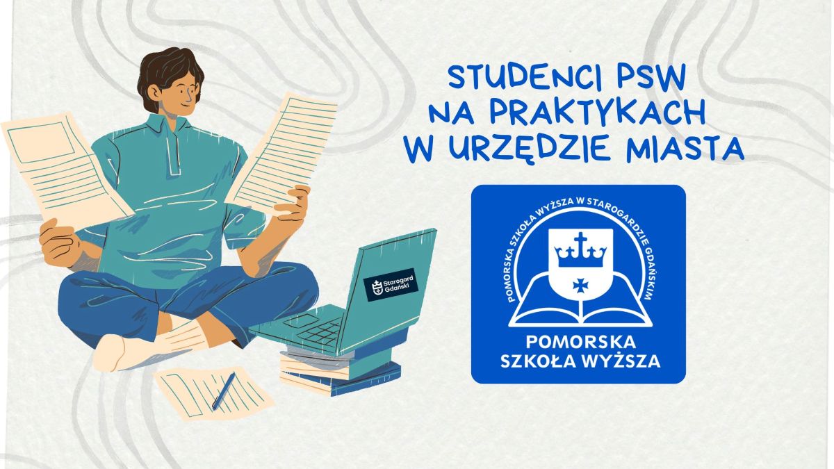 Studenci z Pomorskiej Szkoły Wyższej na praktykach w Urzędzie Miasta