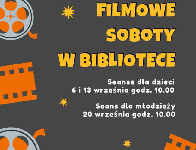 Filmowe soboty w bibliotece