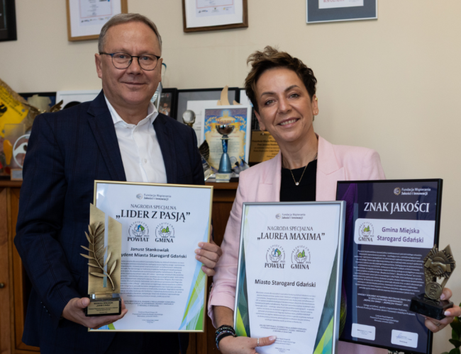 Starogard „Bezpieczną Gminą” 2025, Prezydent „Liderem z Pasją”