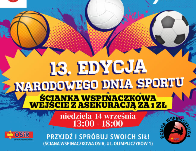 Narodowy Dzień Sportu na ściance wspinaczkowej