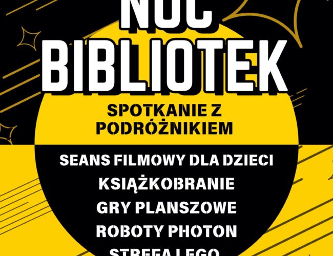 Noc Bibliotek 2025 w Starogardzie Gdańskim!