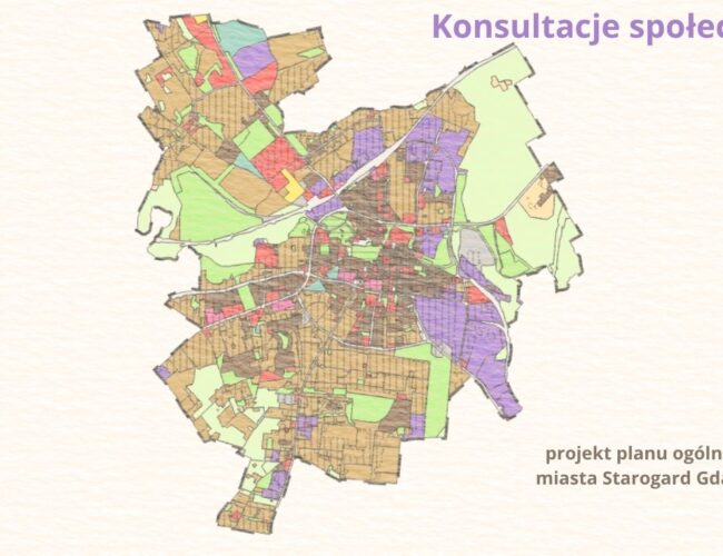 Konsultacje społeczne projektu planu ogólnego miasta Starogard Gdański