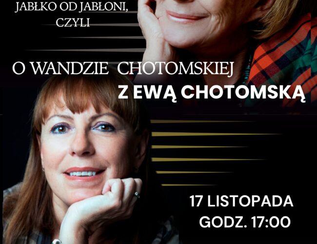 Spotkanie autorskie „Niedaleko pada jabłko od jabłoni” z panią Ewą Chotomską